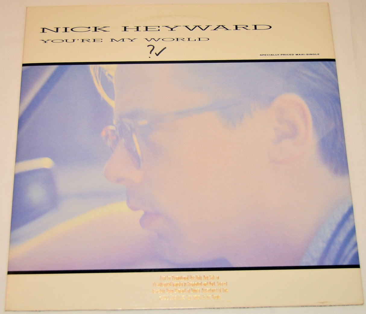 Heyward, Nick - You're My World