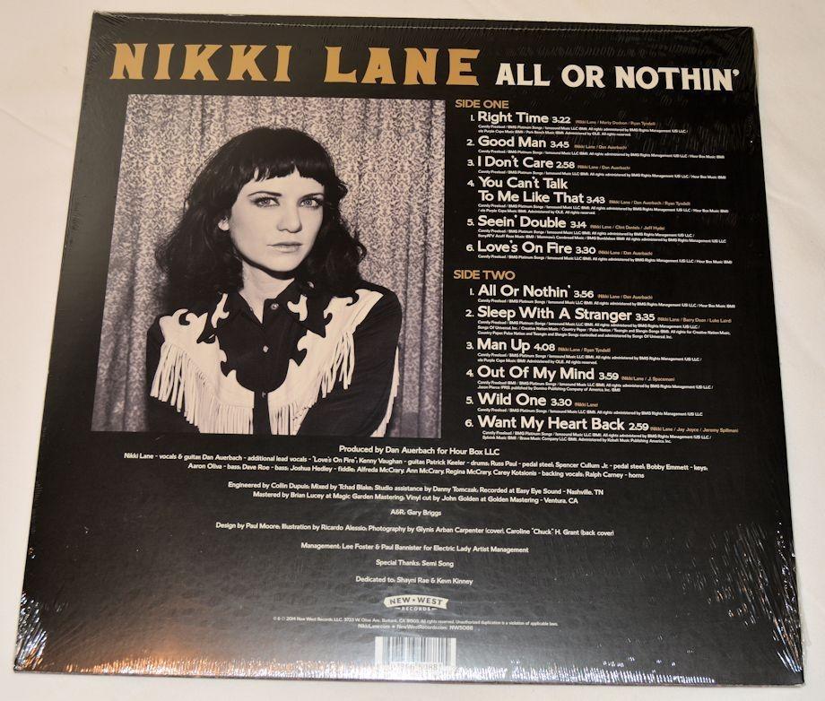 Lane, Nikki - All Or Nothin