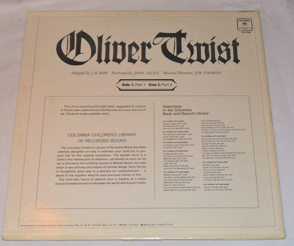 Miscellaneous - Oliver Twist