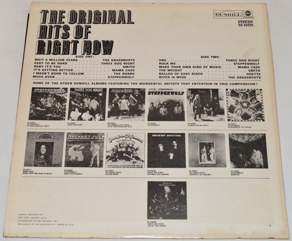 Various - Original Hits Of Right Now