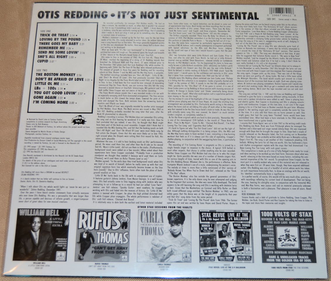 Redding, Otis - It's Not Just Sentimental