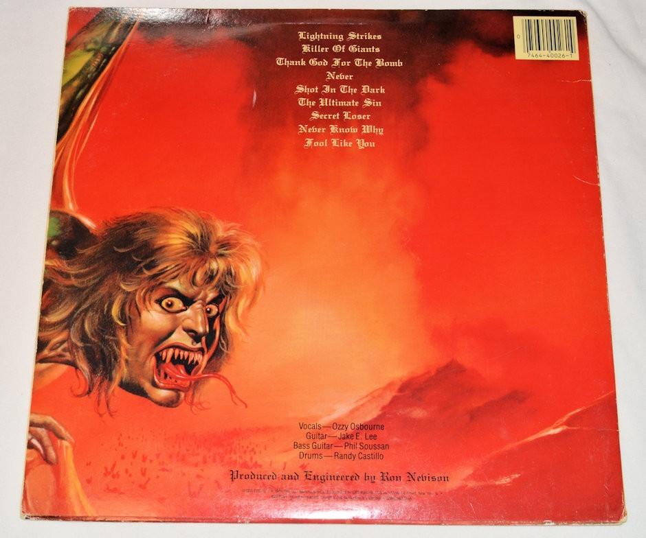 Osbourne, Ozzy - The Ultimate Sin