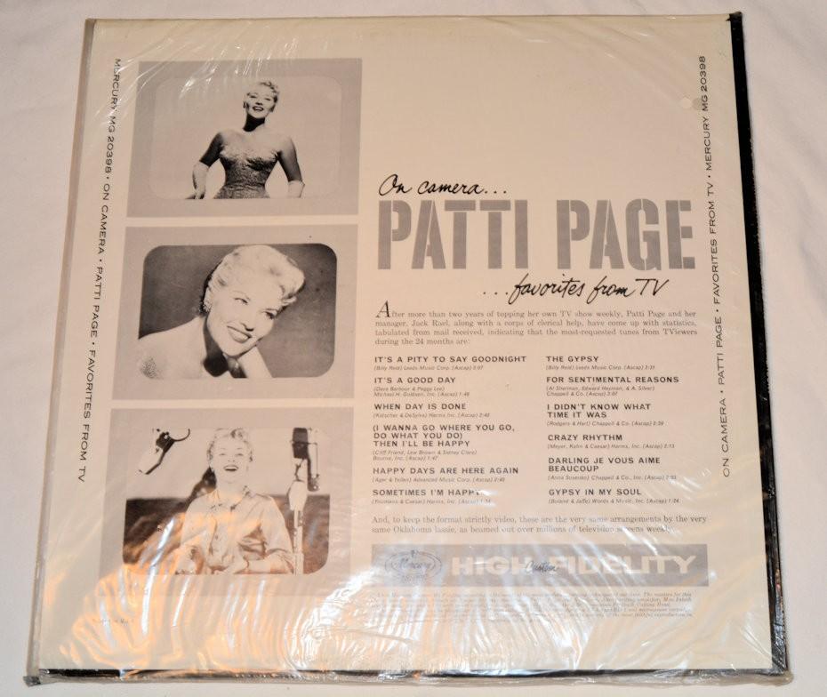 Page, Patti - On Camera