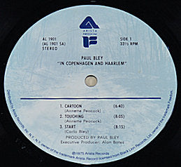 Bley, Paul - Copenhagen And Haarlem