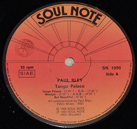 Bley, Paul - Tango Palace