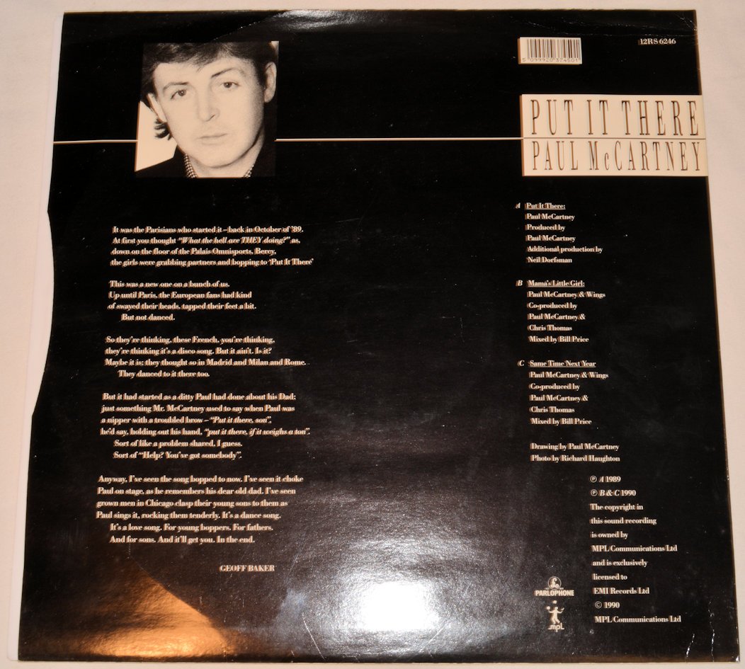 McCartney, Paul - Put It There