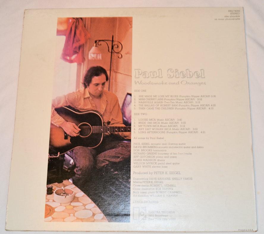 Siebel, Paul - Woodsmoke And Oranges