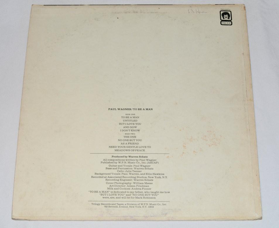 Wagner, Paul - To Be A Man