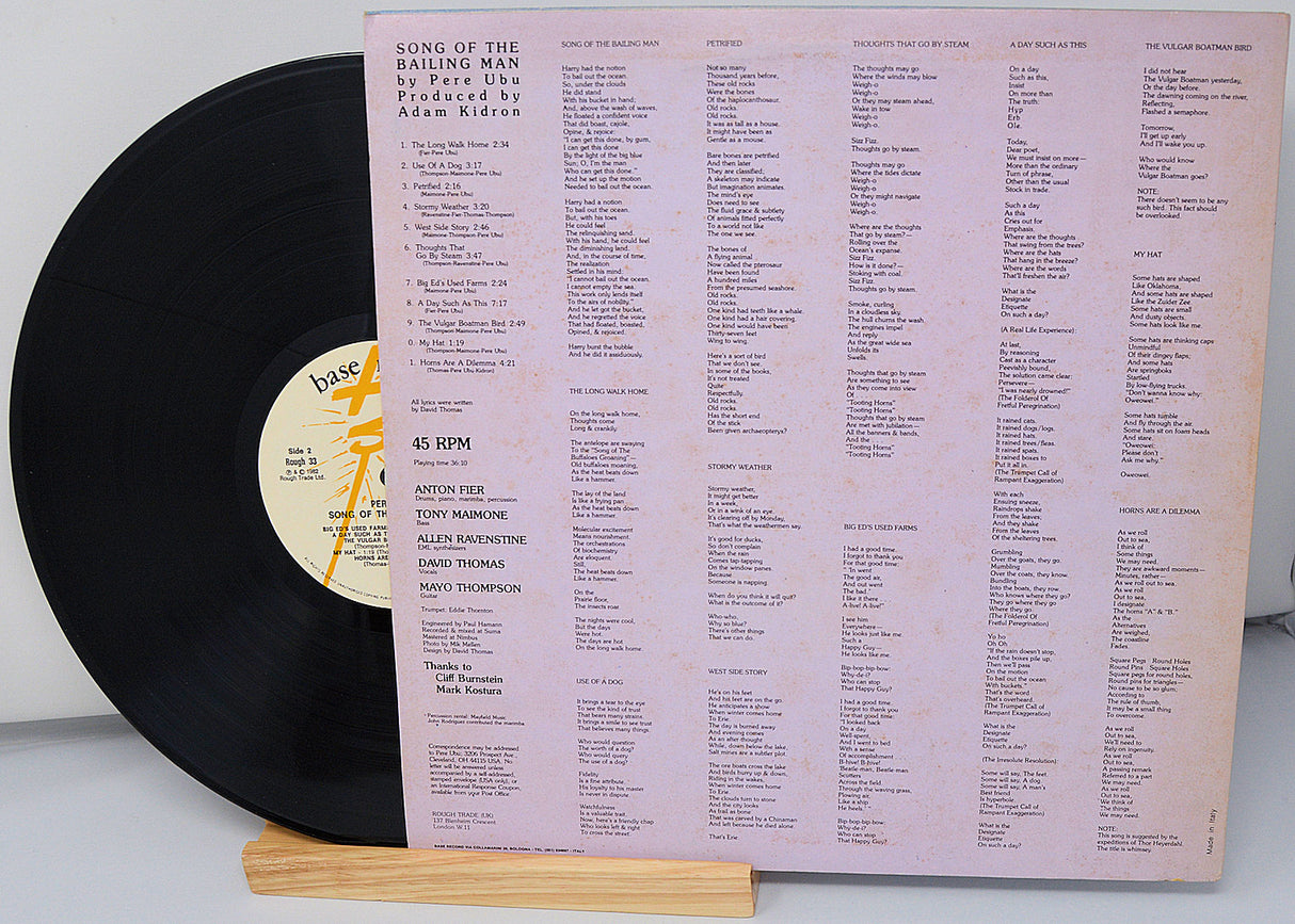 Pere Ubu – Song Of The Bailing Man