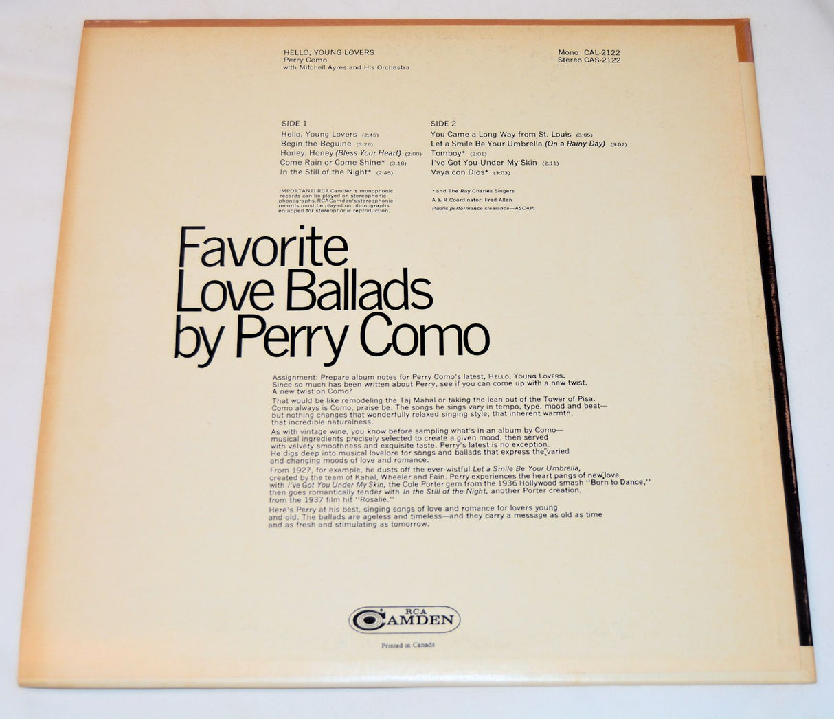 Como, Perry - Hello Young Lovers