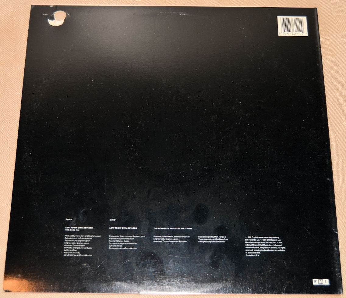 Pet Shop Boys - Left To My Own Devises