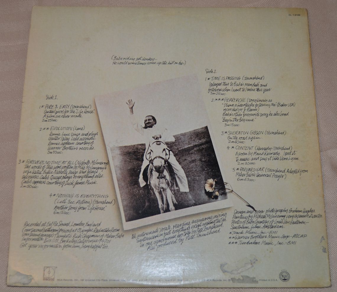 Townshend, Pete - Who Came First