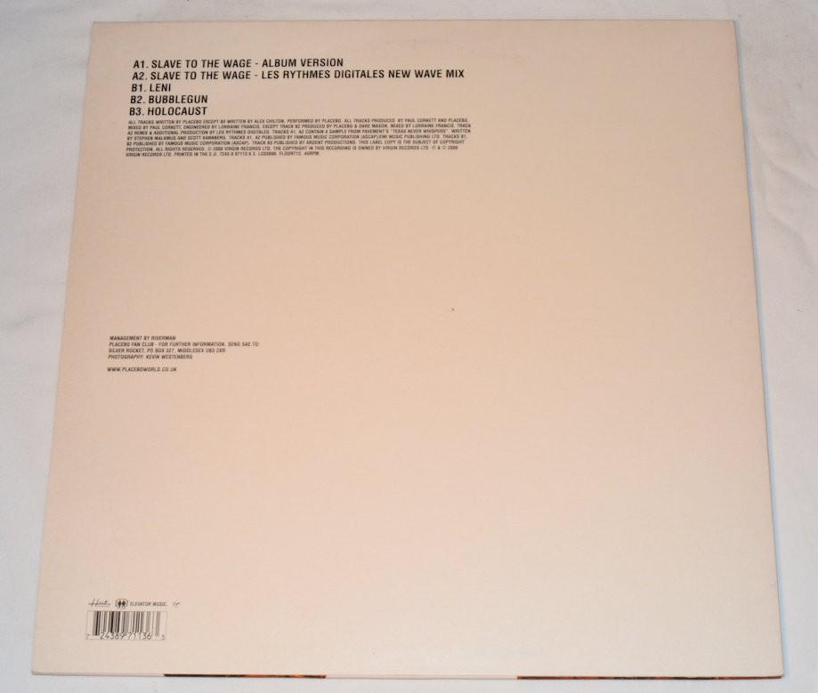 Placebo - Slave To The Wage