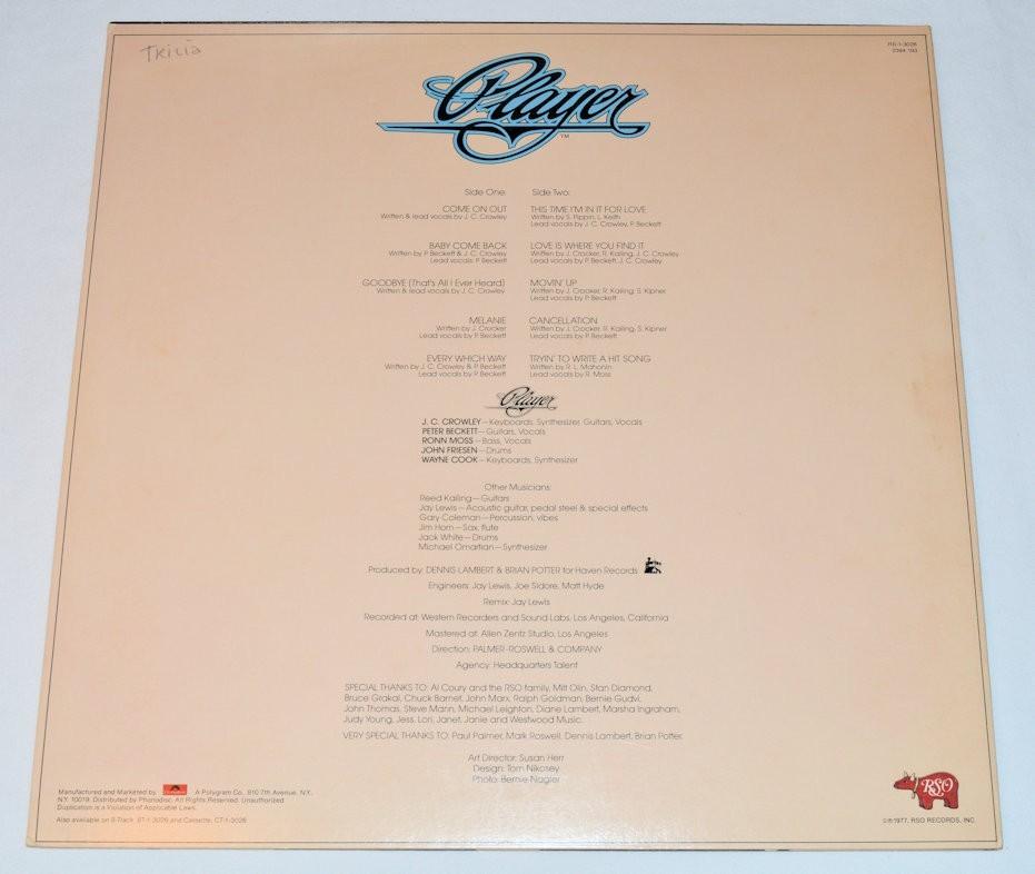 Player - Self Titled