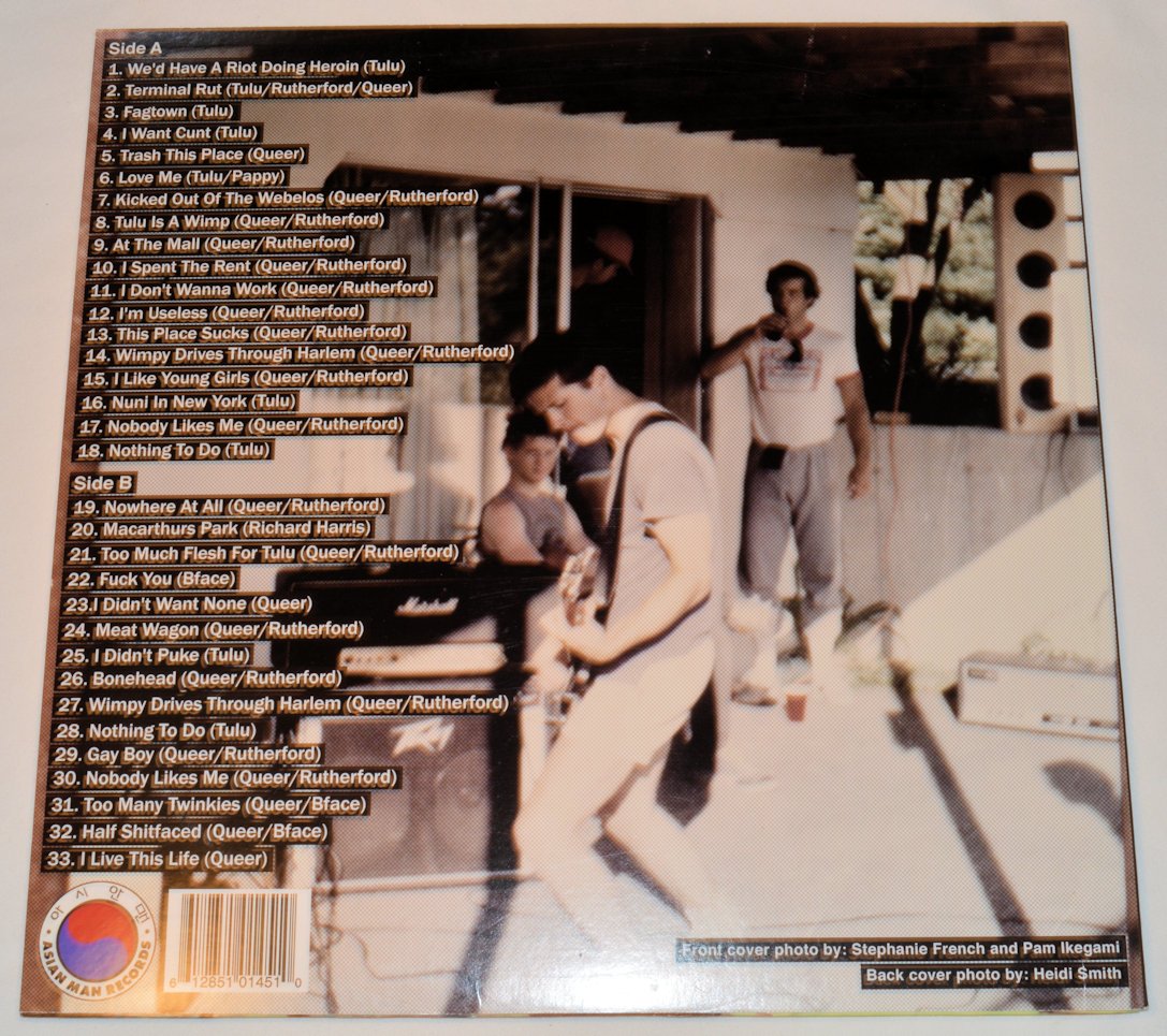 Queers, The - A Day Late And A Dollar Short