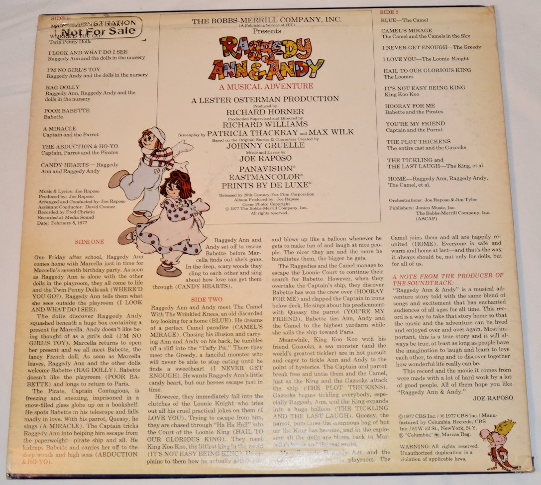 Miscellaneous - Raggedy Ann & Andy