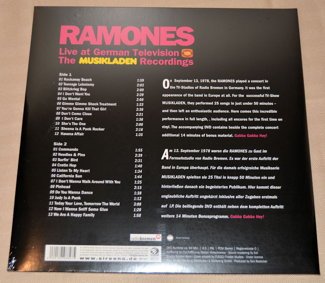 Ramones - Live At German Television