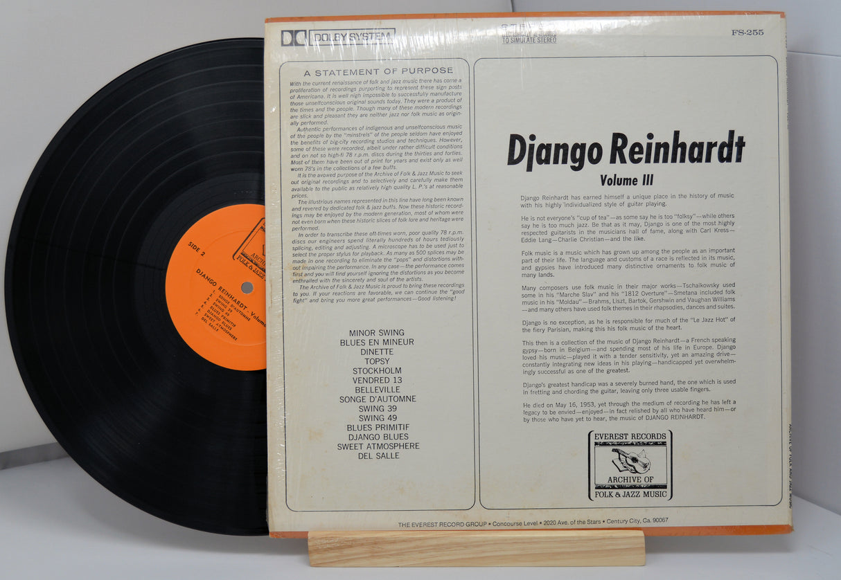 Reinhardt, Django - Volume III
