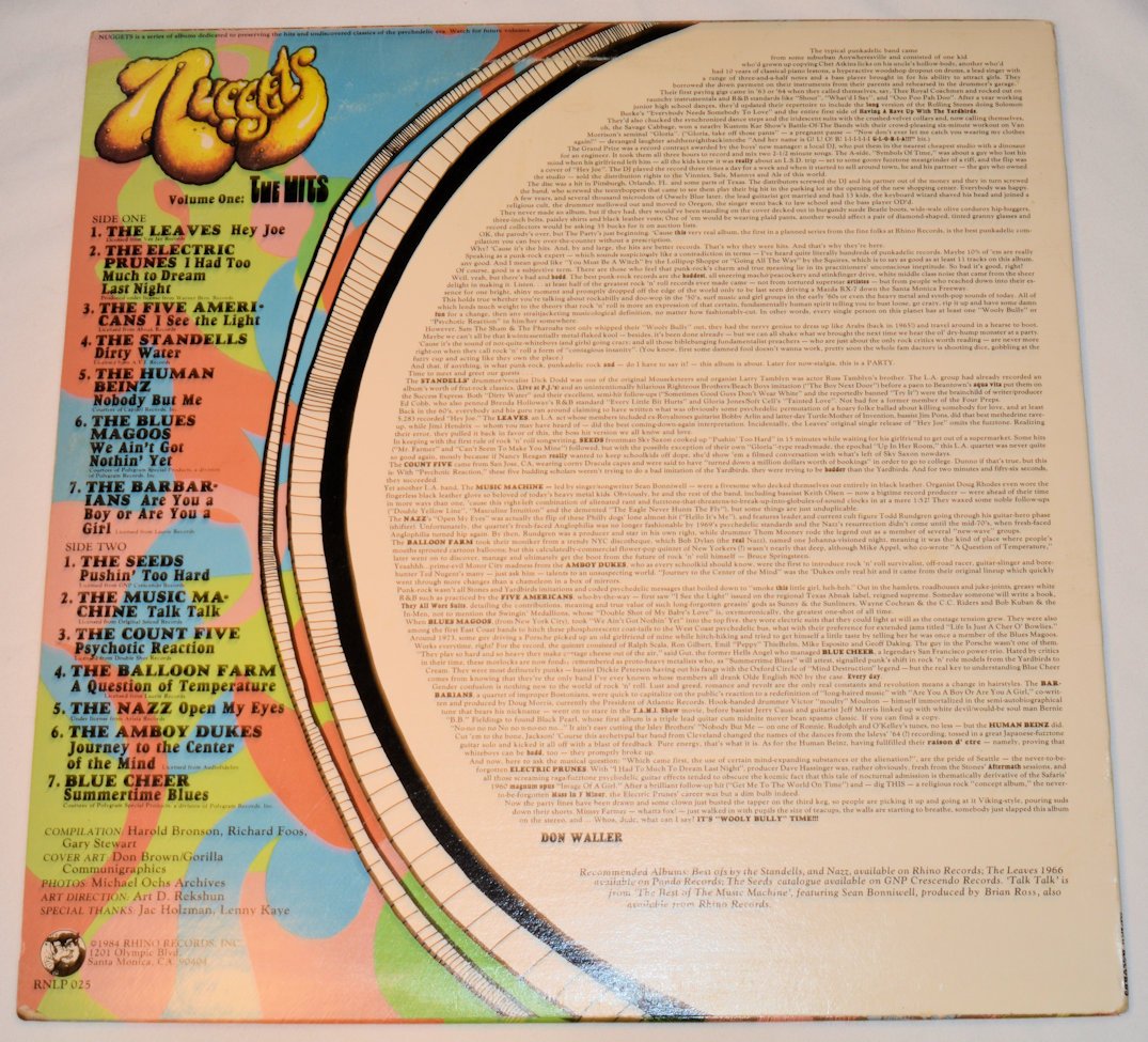 Various - Nuggets Vol One: The Hits