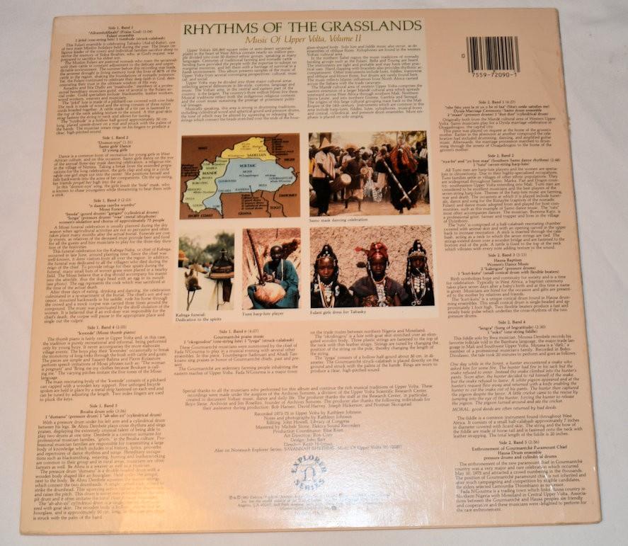Miscellaneous - Rhythms Of The Grasslands: Music Of Upper Volta, Volume