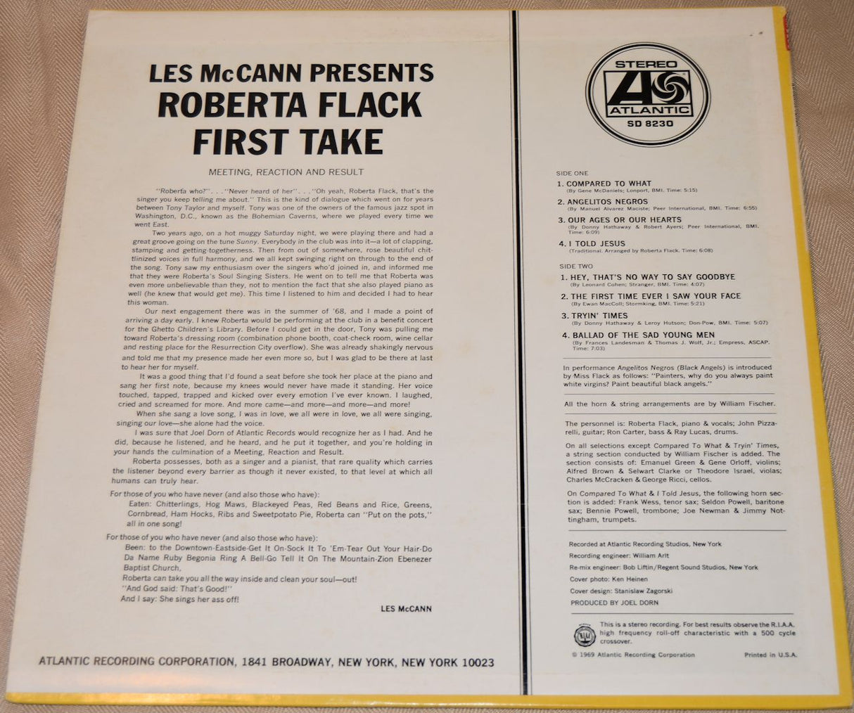 Flack, Roberta - First Take