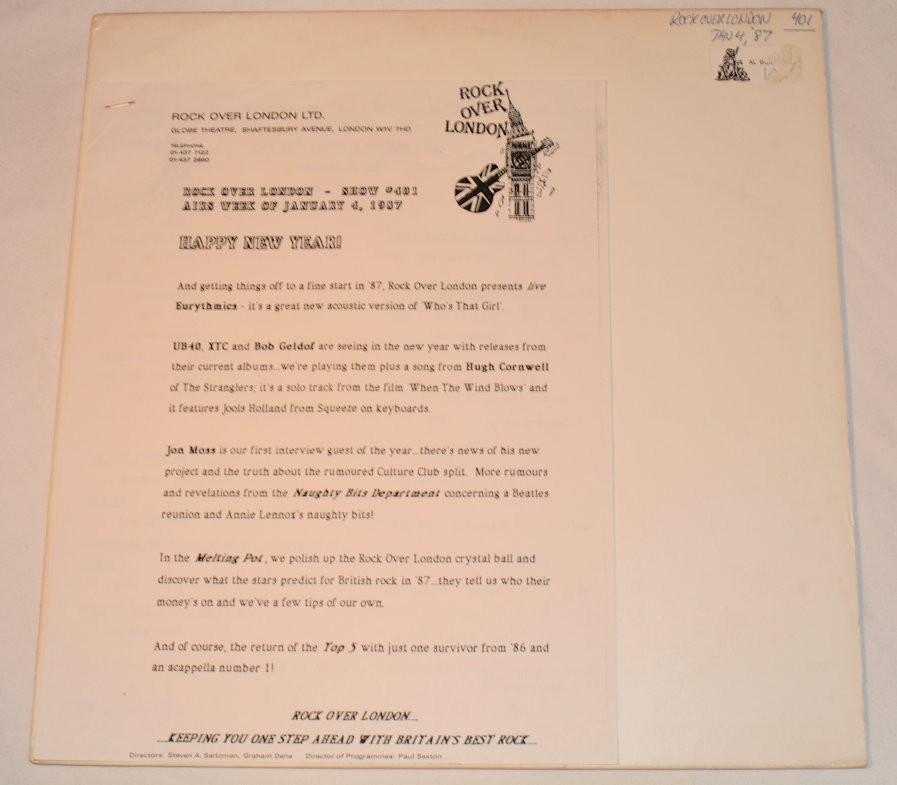 Various - Rock Over London 1987