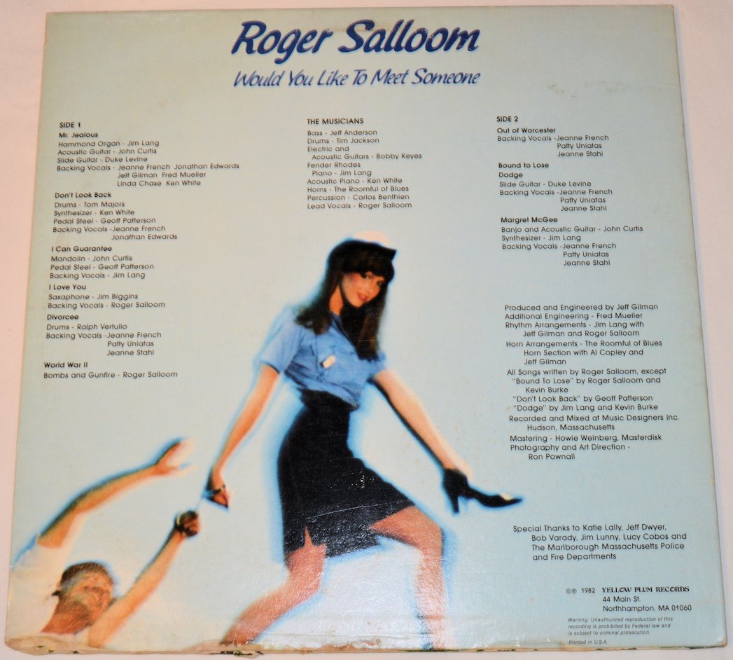 Salloom, Roger - Would You Like To Meet Someone