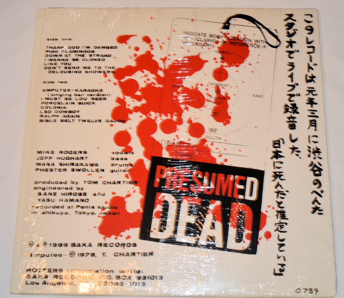 Rotters, The - Presumed Dead In Japan