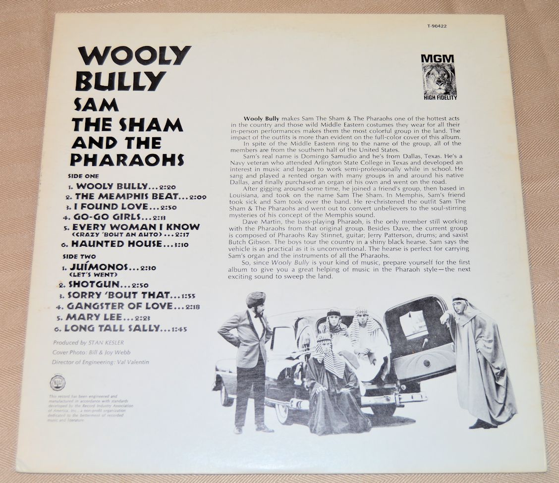 Sam The Sham & Pharaohs - Wooly Bully