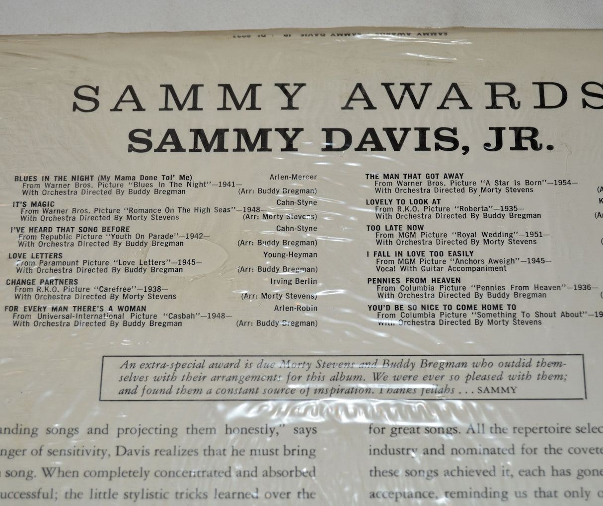 Davis Jr., Sammy - Sammy Awards