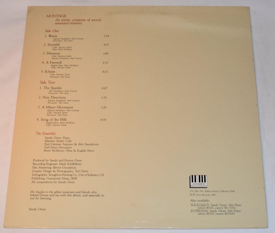 Owen, Sandy - Montage
