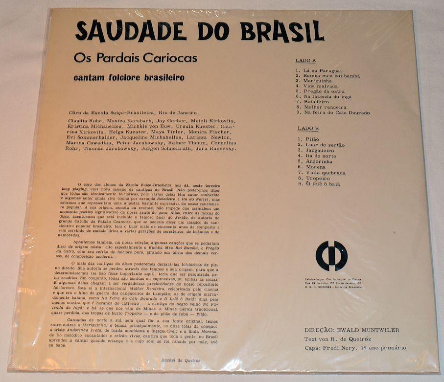 Os Padais Cariocas - Saudade Do Brasil