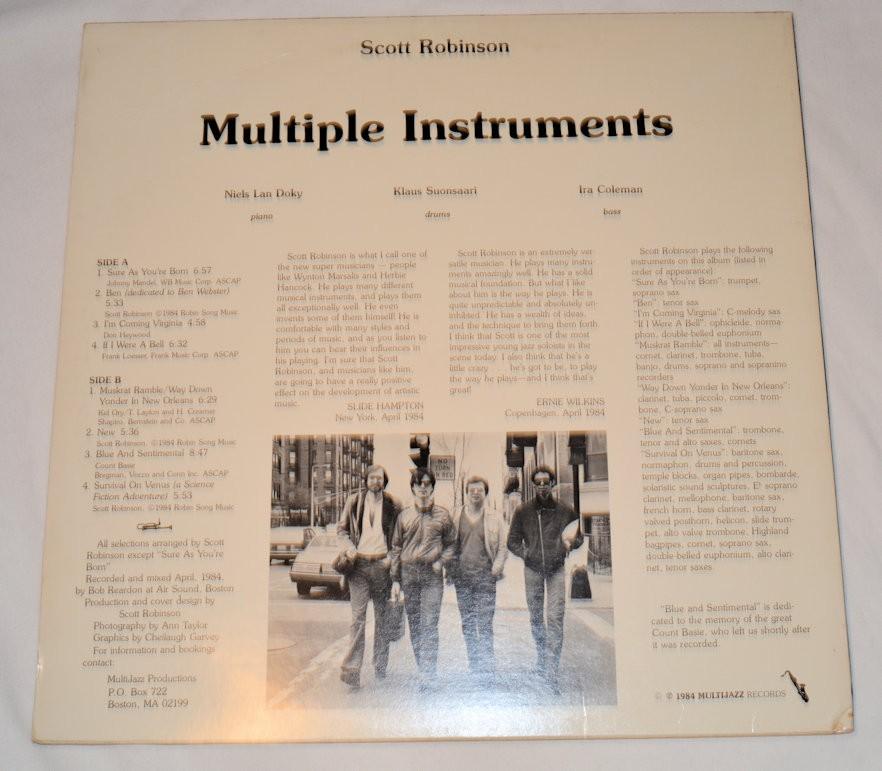 Robinson, Scott - Multiple Instruments