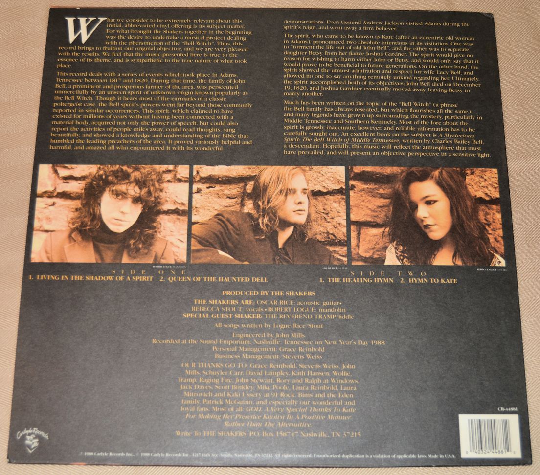 Shakers, The - Living In The Shadow Of A Spirit