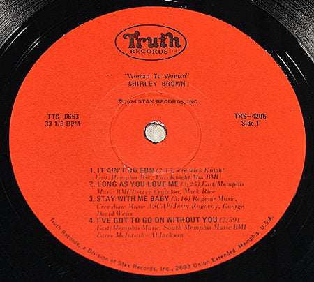 Brown, Shirley - Woman To Woman