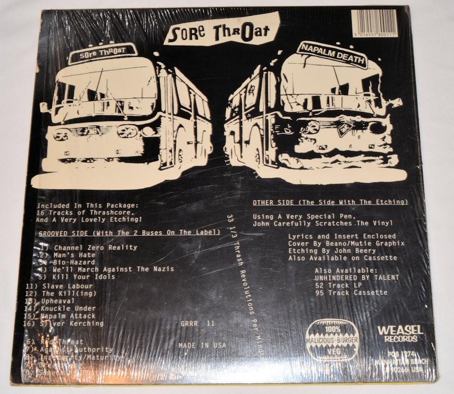 Sore Throat - Never Mind The Napalm