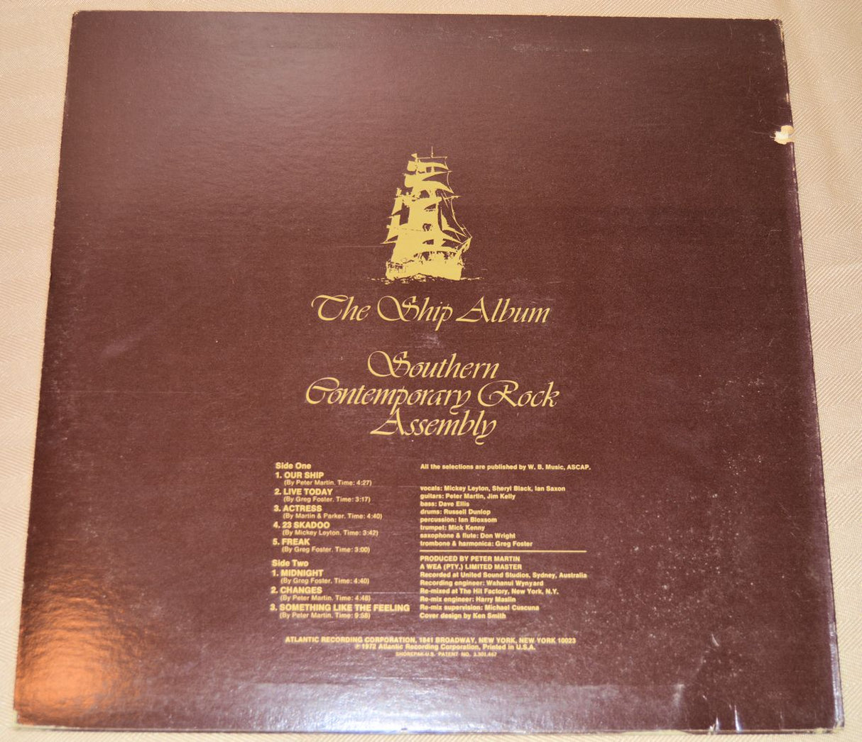 Southern Contemporary Rock Assy - The Ship Album