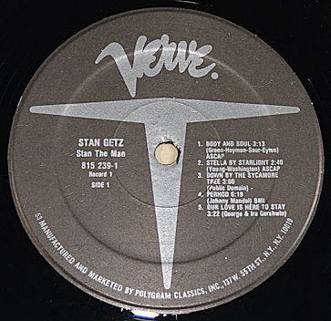 Getz, Stan - Stan The Man