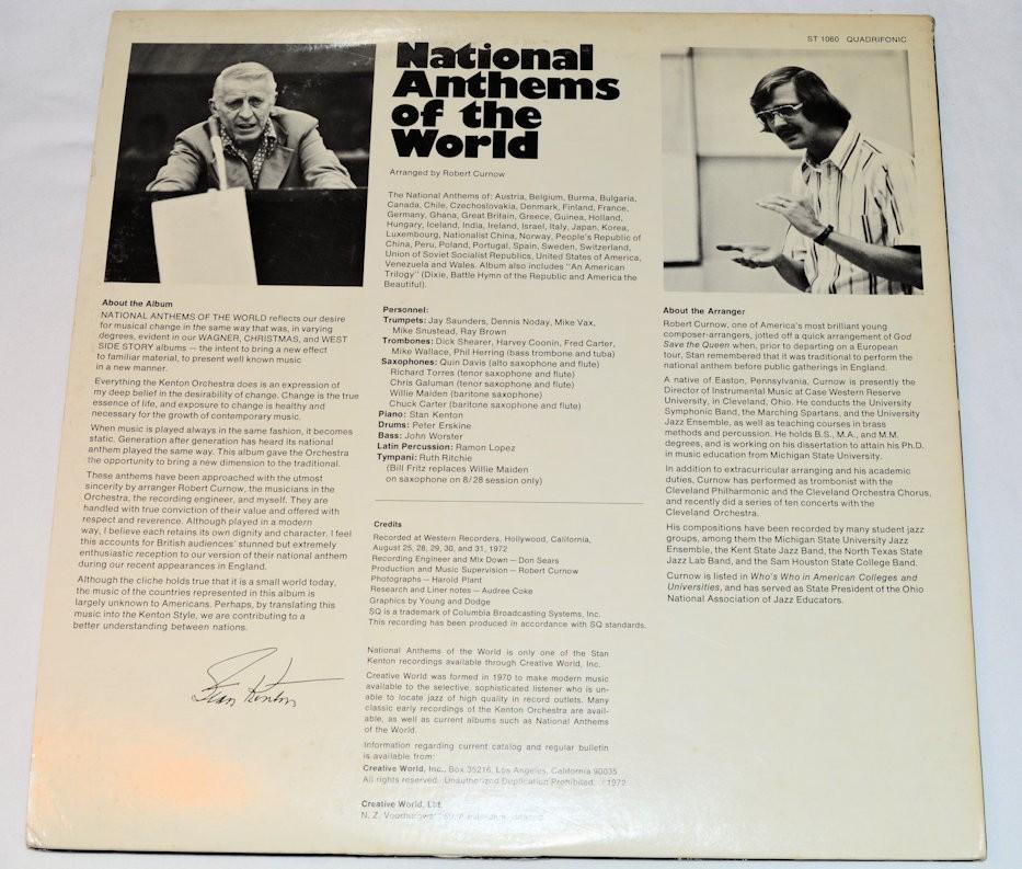 Kenton, Stan - National Anthems