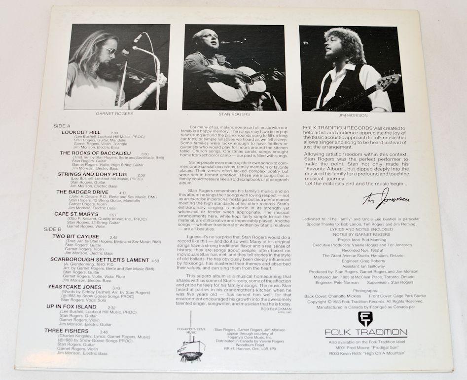 Rogers, Stan - For The Family