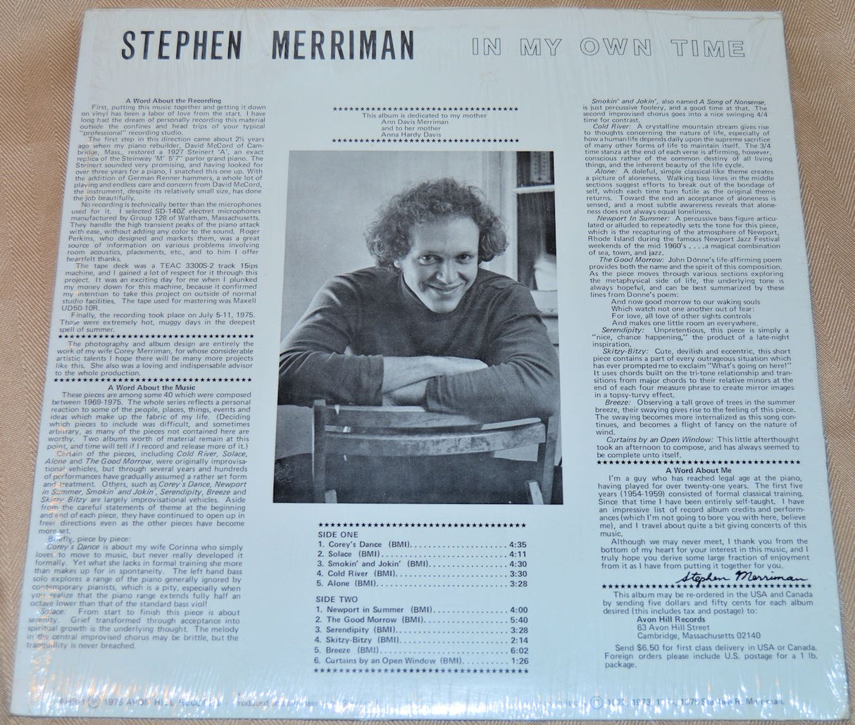 Merriman, Stephen - In My Own Time