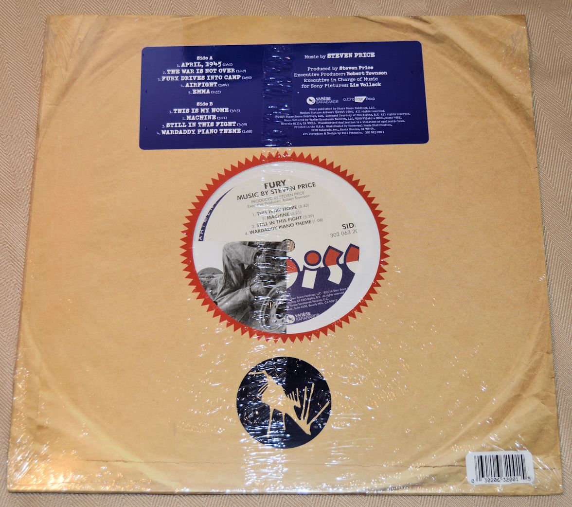 Soundtrack - Fury (Steven Price)