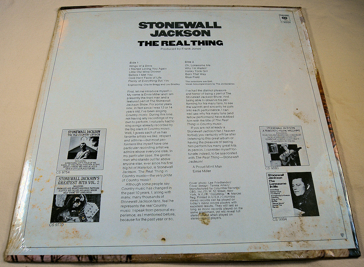 Jackson, Stonewall - Real Thing