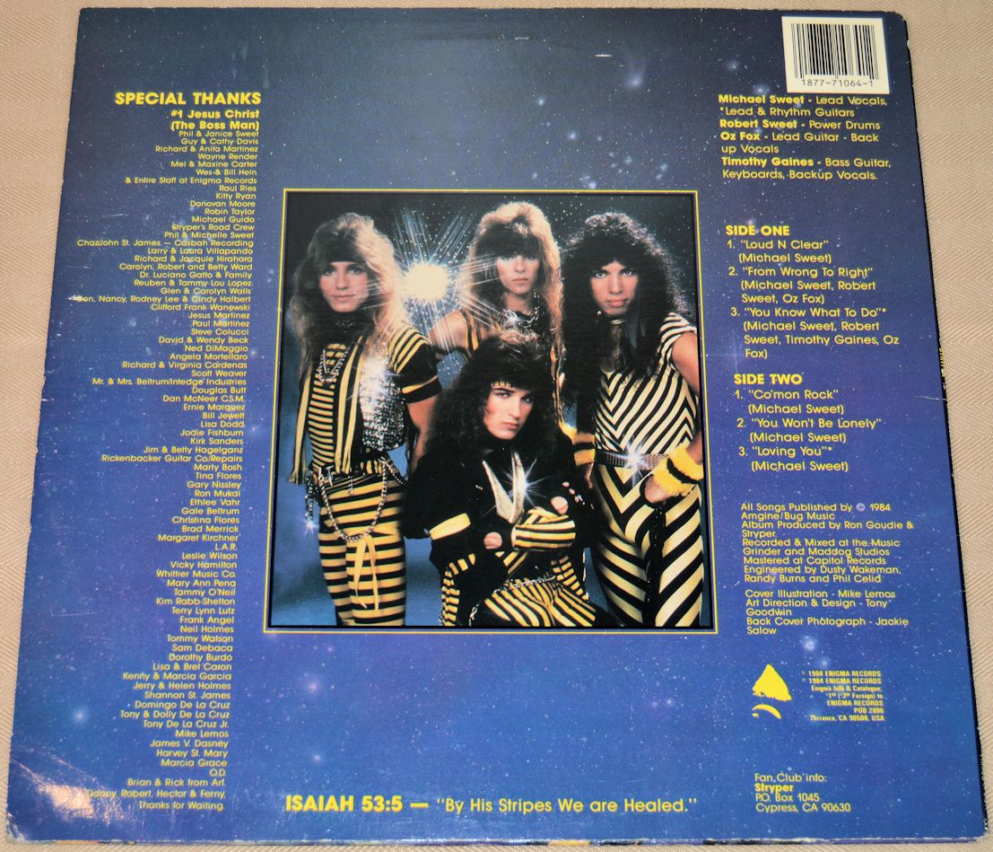 Stryper - Yellow And Black Attack
