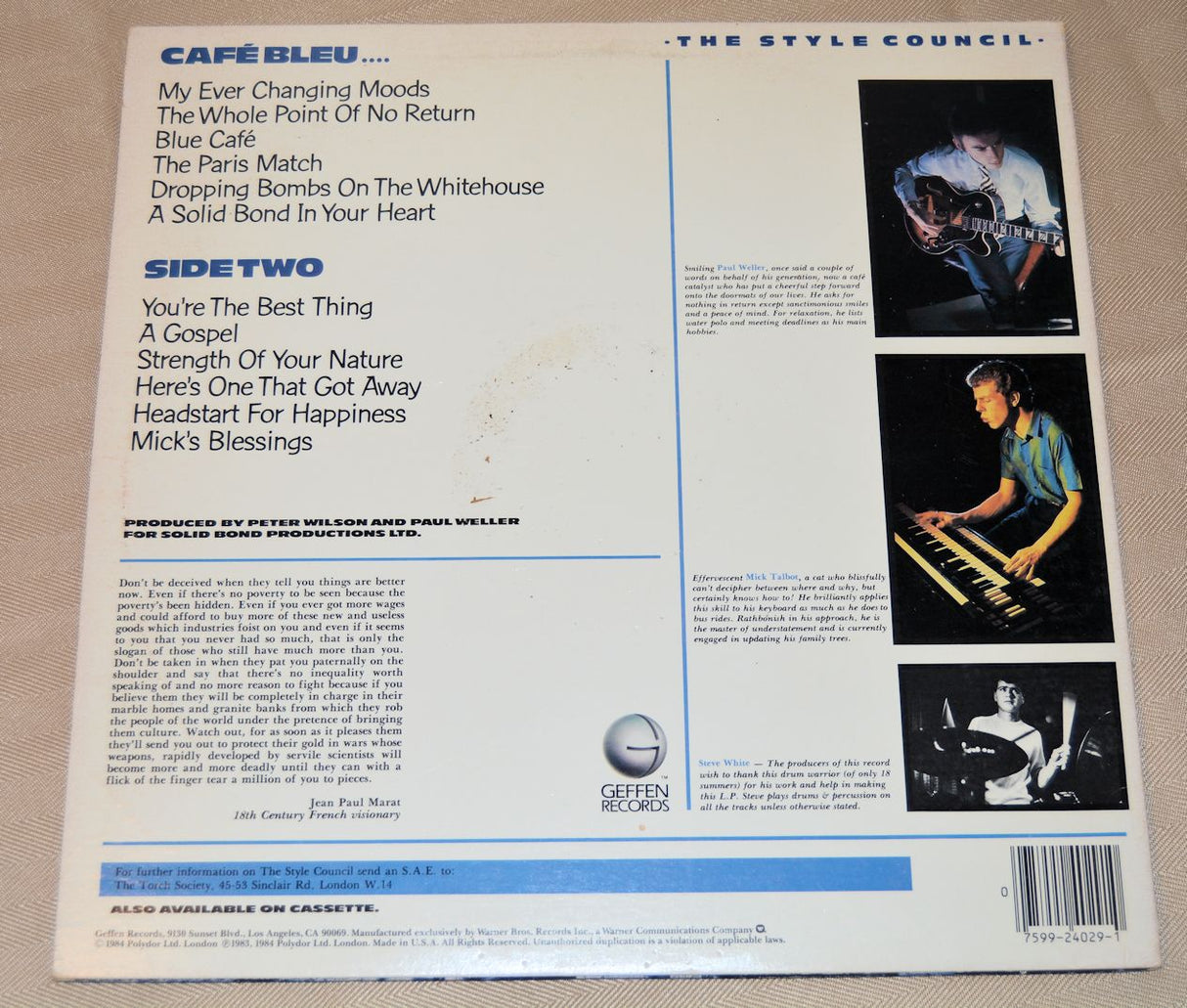 Style Council, The - My Ever Changing Moods