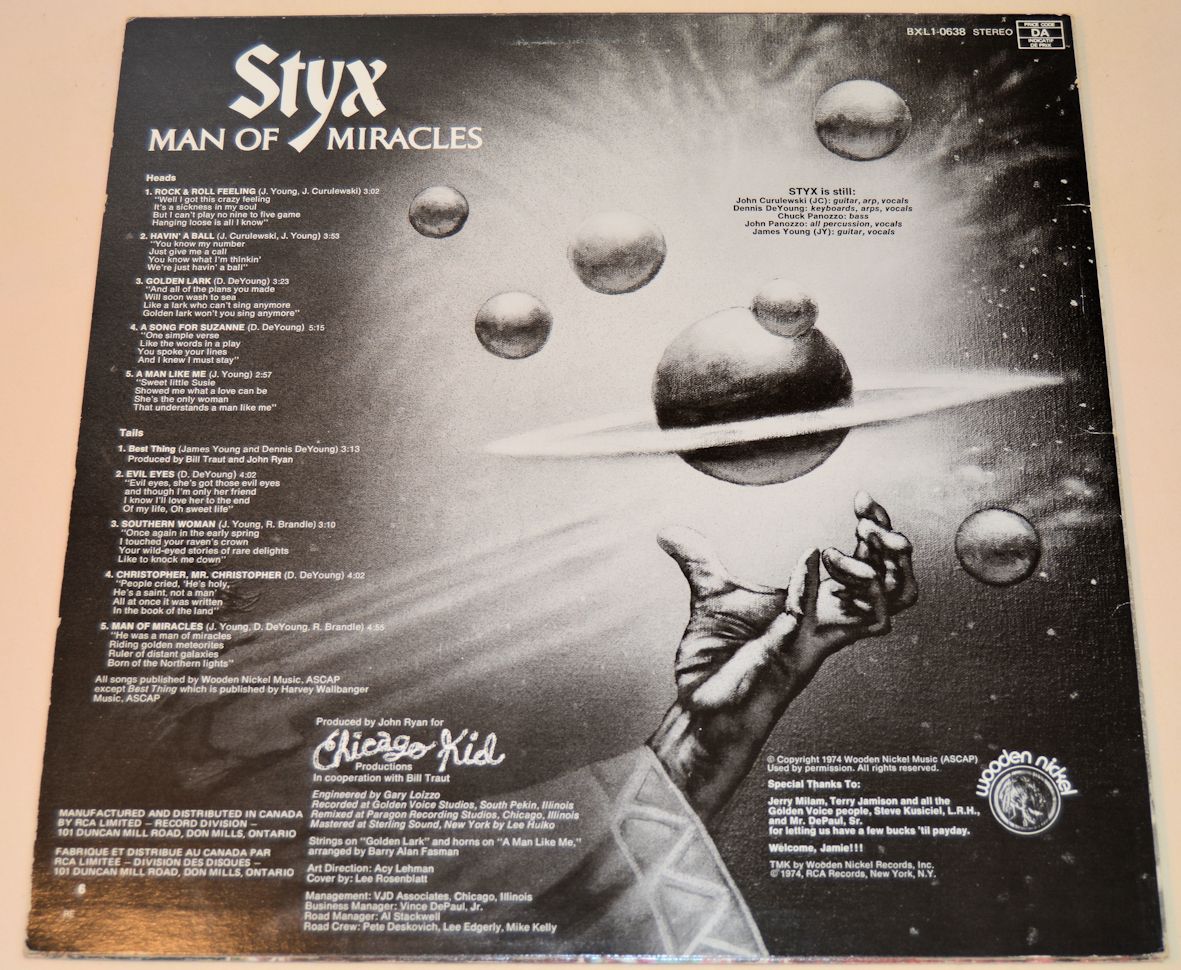 Styx - Man Of Miracles
