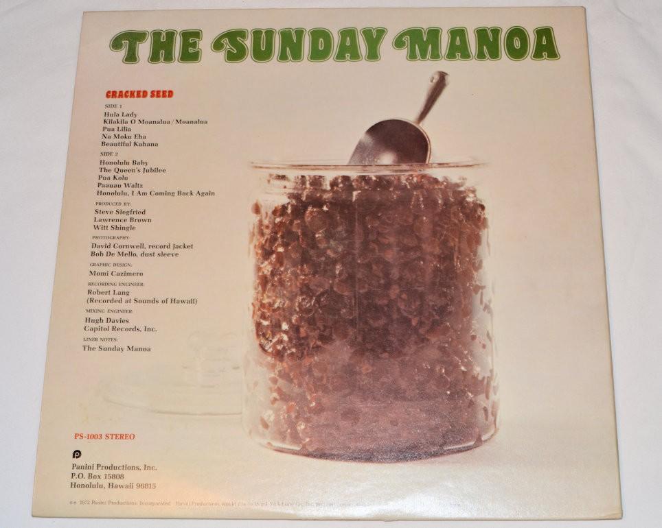 Sunday Manoa - Cracked Seed