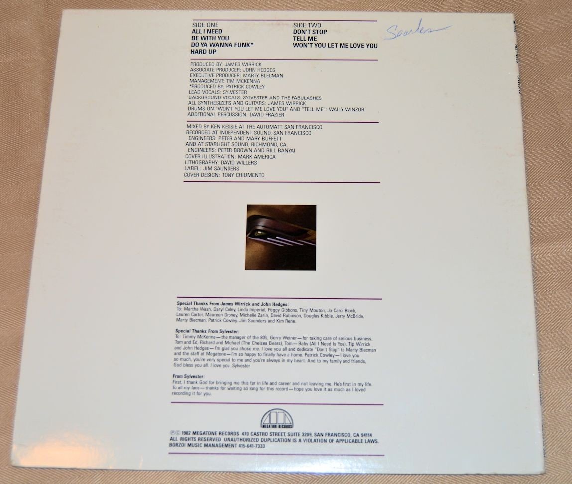 Sylvester - All I Need