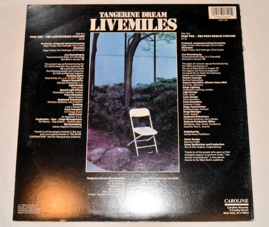 Tangerine Dream - Livemiles