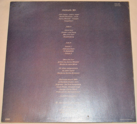Taylor, John - Azimuth '85